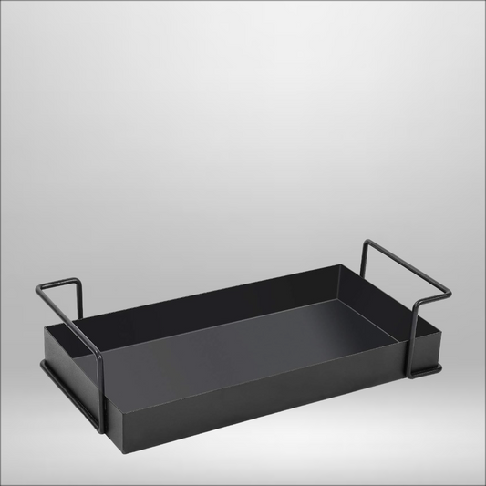 Black Metal Organizer Tray